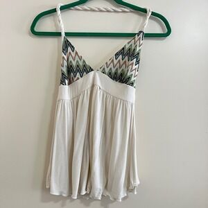 Y2k Spree Girl Womens Babydoll Top Sz XS/S Boho Forest Fairy Festival Hippie.